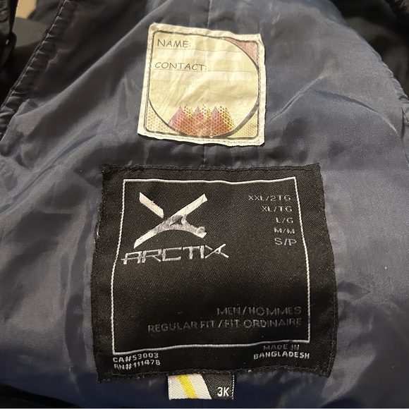 Arctix Bib Overall Snow Pants Toddler Kids Unisex Black 3T Boys Girls Ski Winter - Picture 3 of 4